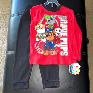 NWT Paw Patrol jogger set